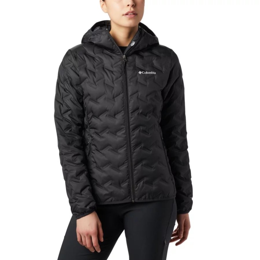 Columbia Sale Black Women's Delta Ridge Down Hooded Jacket