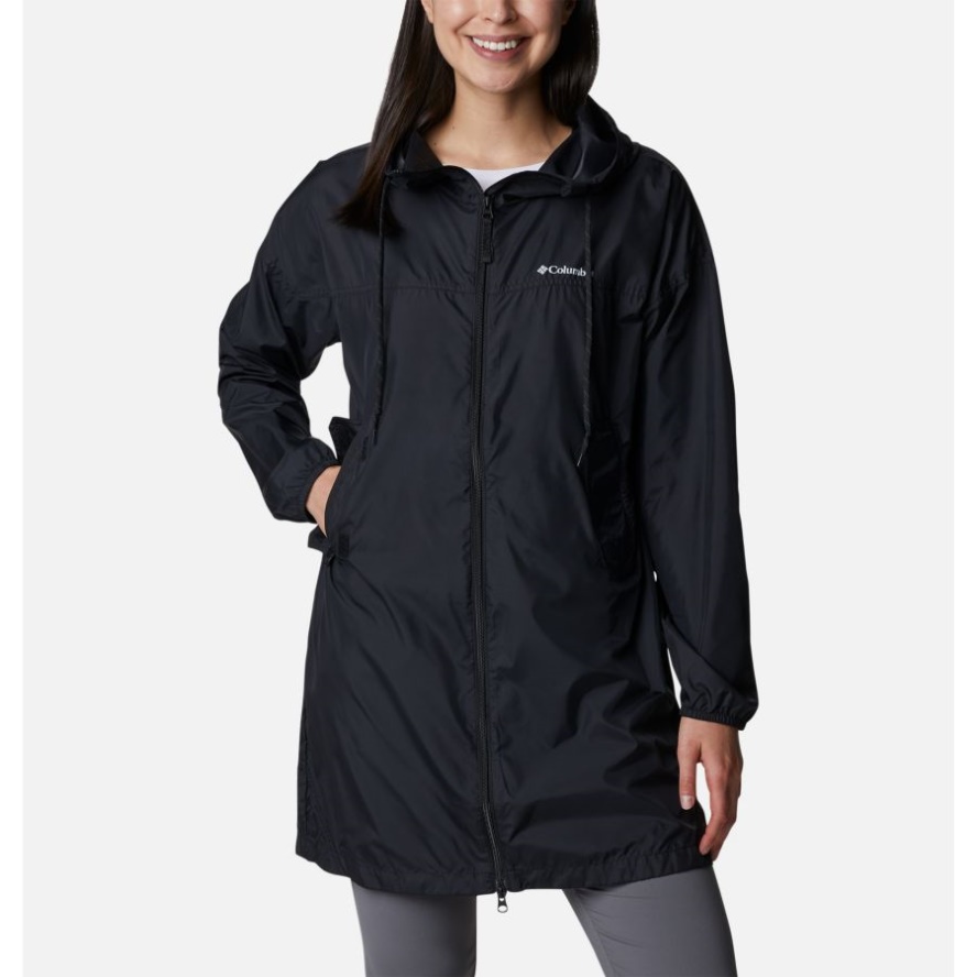 Columbia Sale Black Women's Flash Challenger Long Windbreaker