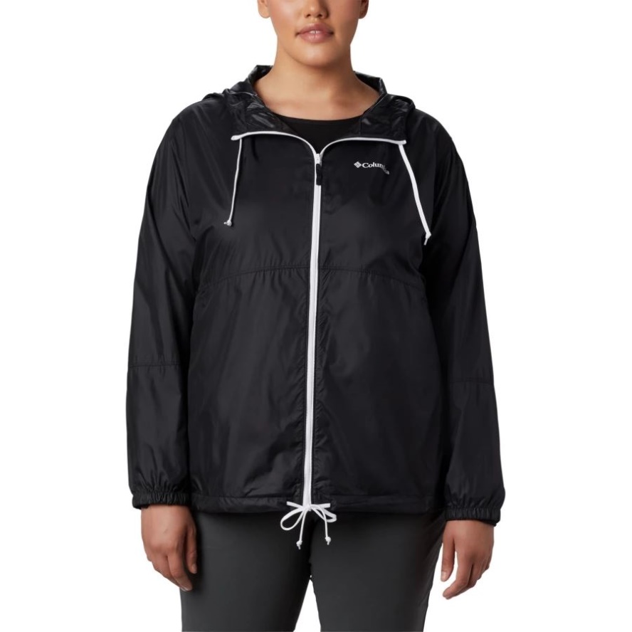 Columbia Sale Black Women's Flash Forward Windbreaker Jacket Plus Size