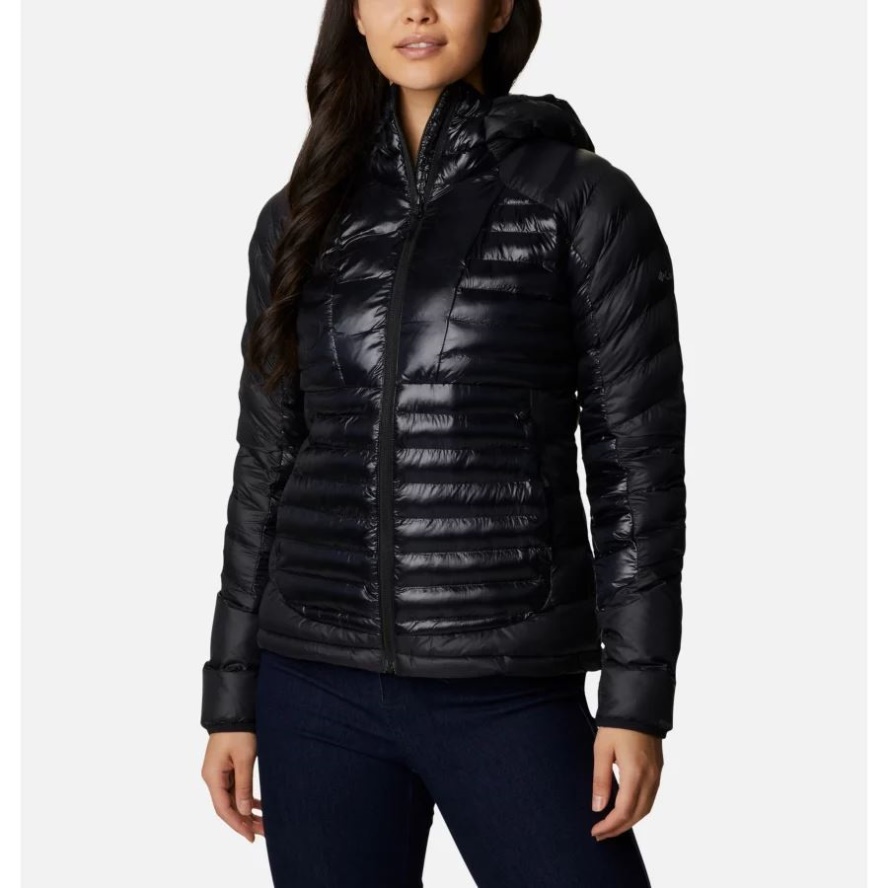 Columbia Sale Black Women's Labyrinth Loop Omni-Heat Infinity Insulated Hooded Jacket