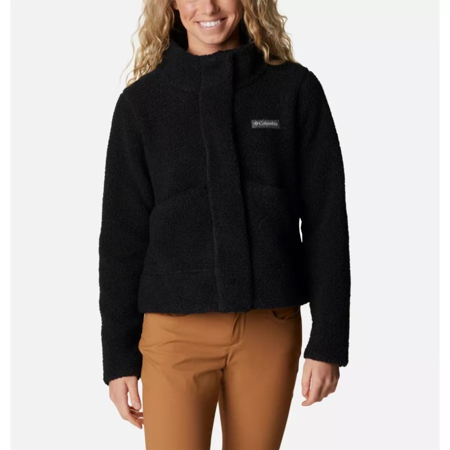 Columbia Sale Black Women's Panorama Snap Fleece Jacket