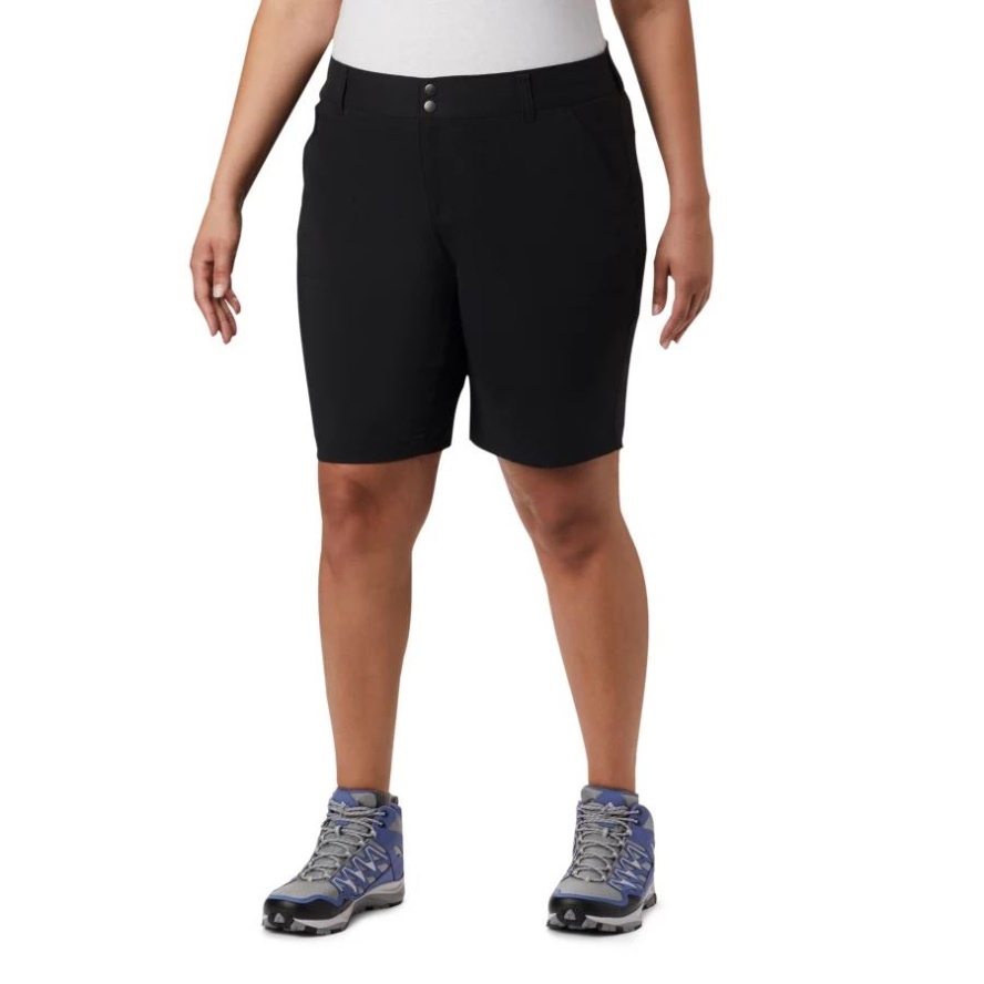 Columbia Sale Black Women's Saturday Trail Long Shorts Plus Size