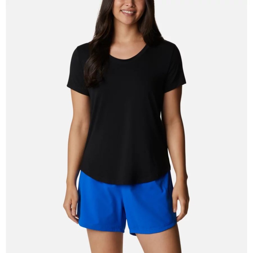 Columbia Sale Black Women's Slack Water Knit T-Shirt II