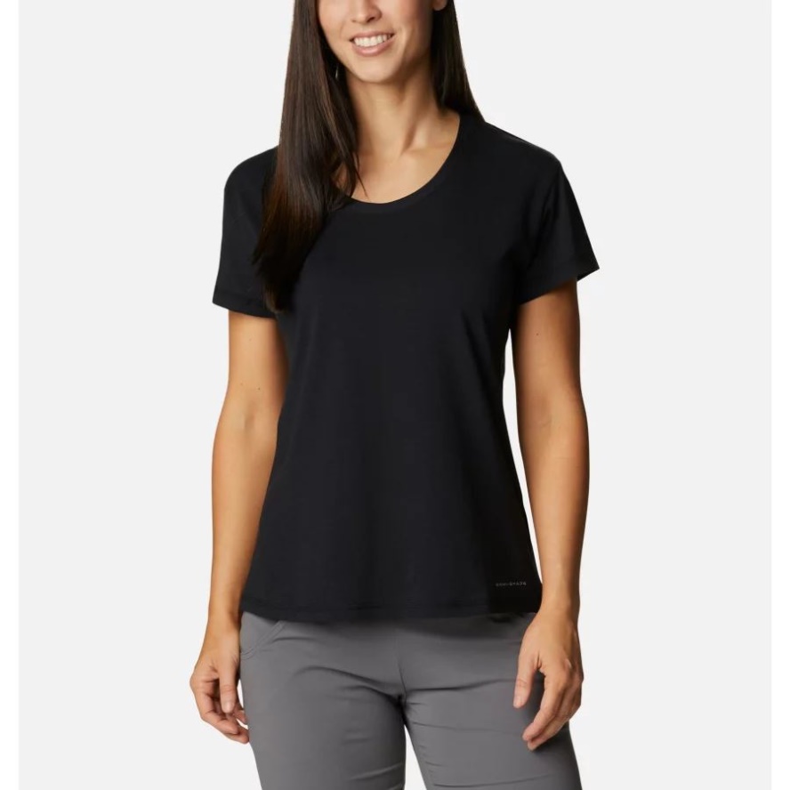 Columbia Sale Black Women's Sun Trek T-Shirt