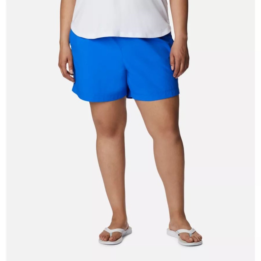 Columbia Sale Blue Macaw Women's PFG Backcast Water Shorts Plus Size