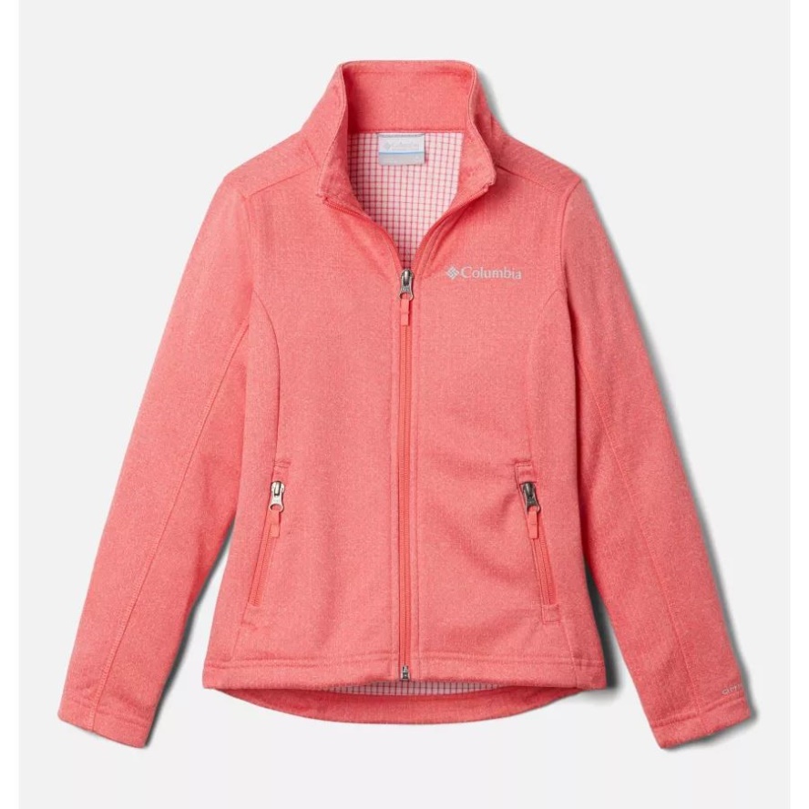 Columbia Sale Blush Pink Heather Youth Park View Fleece Jacket