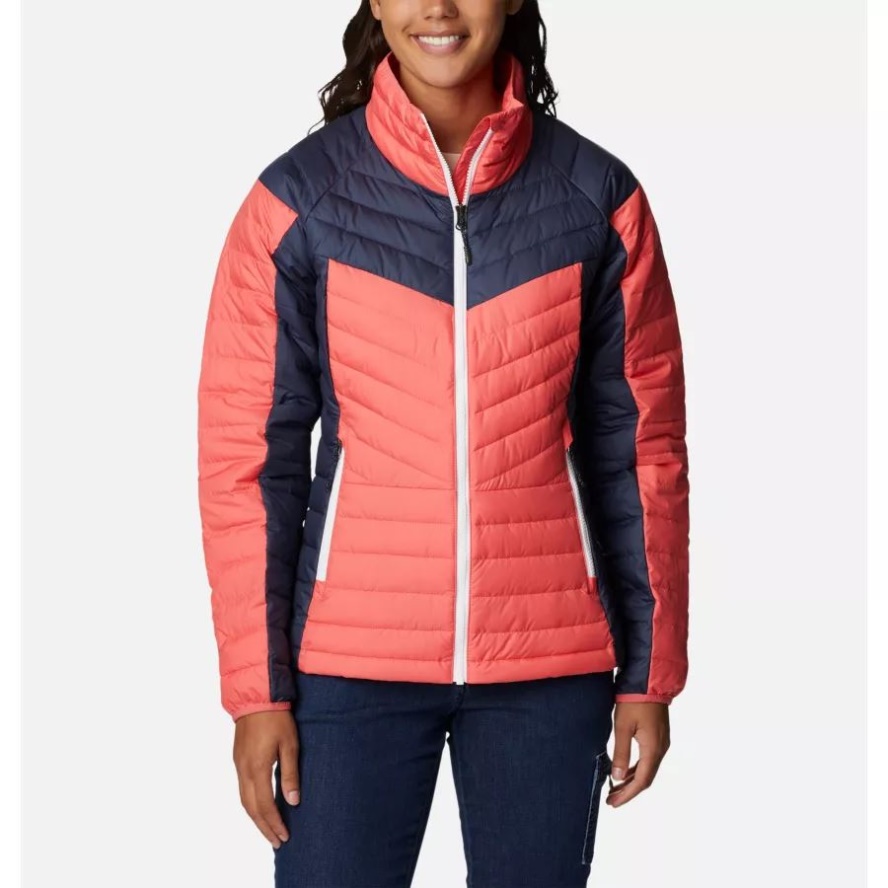 Columbia Sale Blush Pink/Nocturnal Women's Powder Lite II Full Zip Jacket