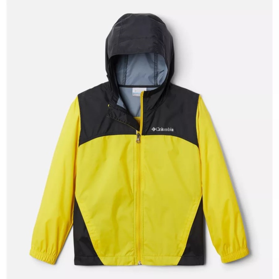 Columbia Sale Boys' Glennaker Rain Jacket Laser Lemon/Black