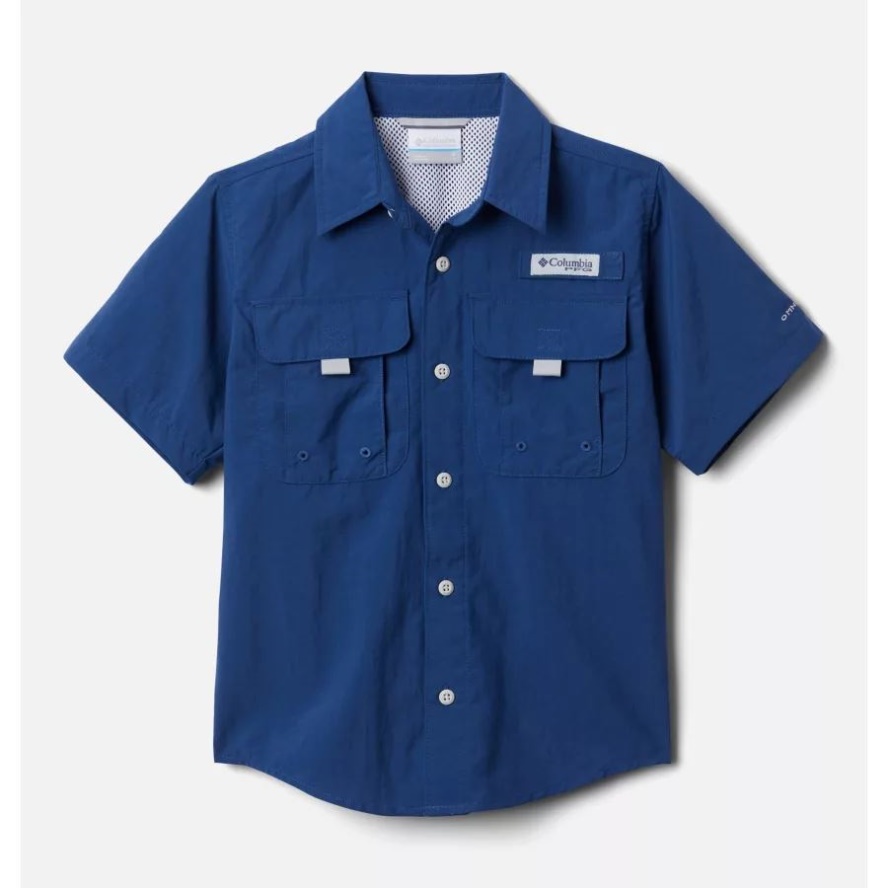 Columbia Sale Boys' PFG Bahama Short Sleeve Shirt Carbon