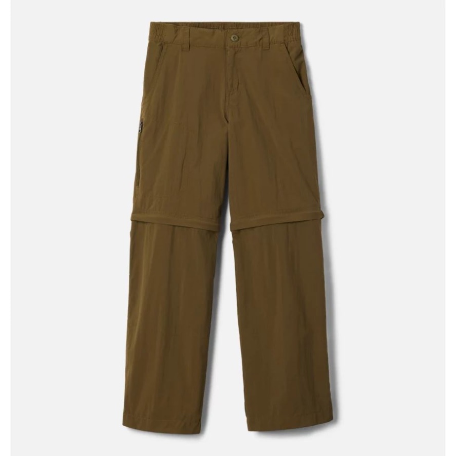Columbia Sale Boys' Silver Ridge IV Convertible Trousers New Olive