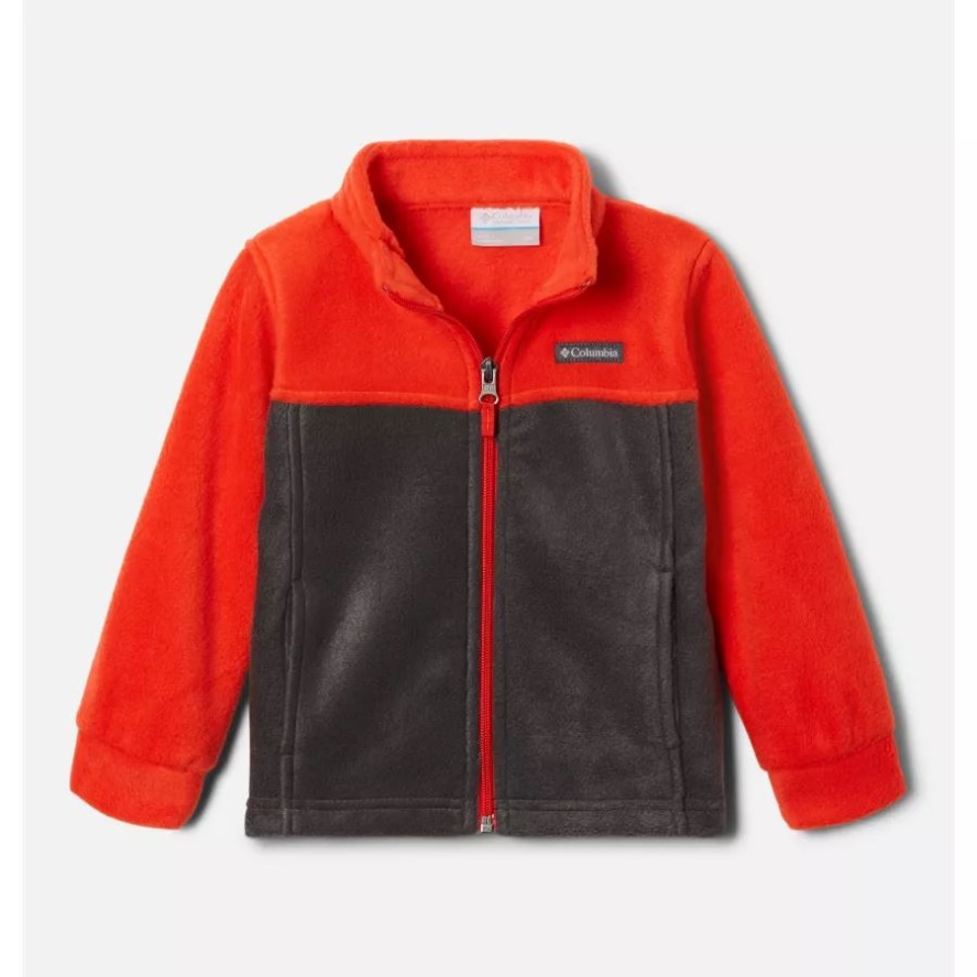 Columbia Sale Boys' Toddler Steens Mountain II Fleece Jacket Spicy/Shark