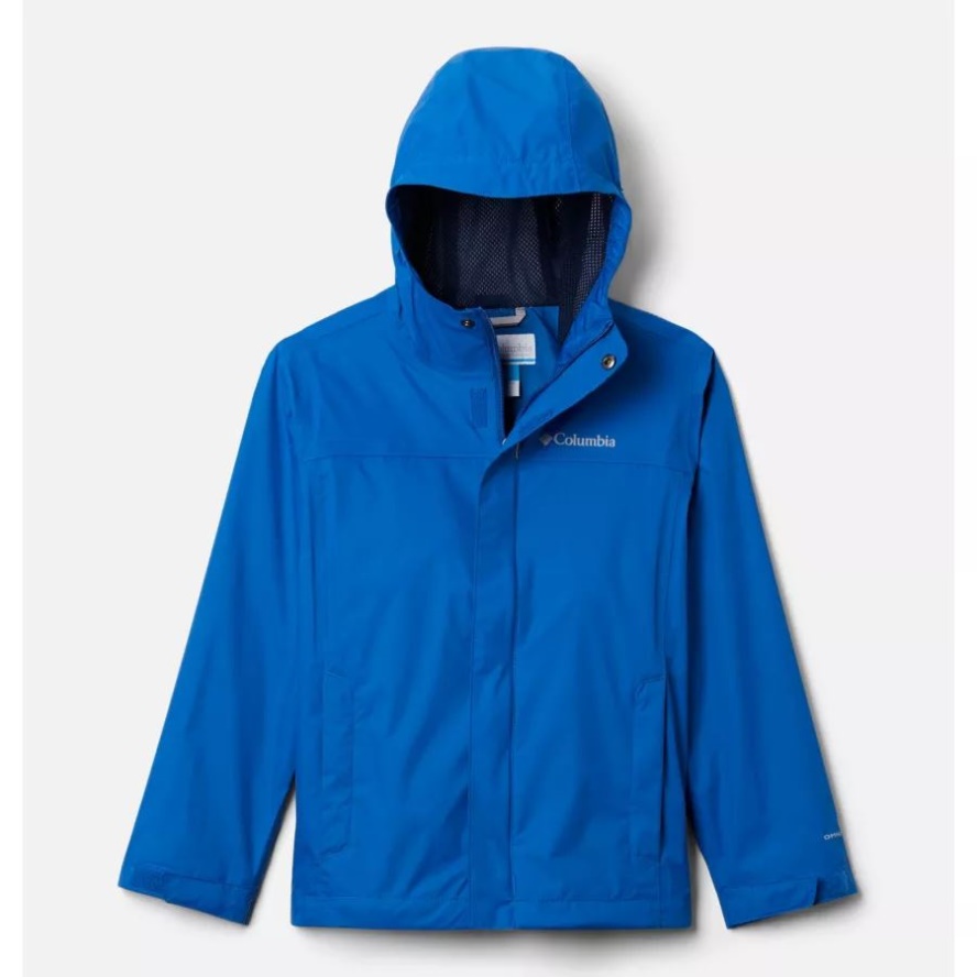 Columbia Sale Boys' Watertight Waterproof Walking Jacket Bright Indigo