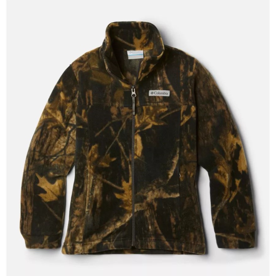 Columbia Sale Boys' Zing III Printed Fleece Jacket Timberwolf