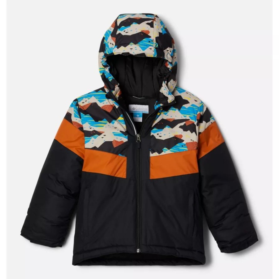Columbia Sale Brand Black/Ancient Fossil Scrapscape Boys' Lightning Lift II Jacket