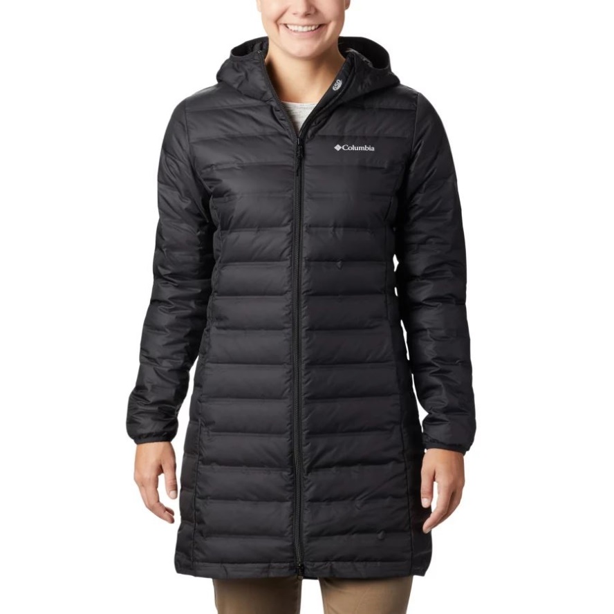 Columbia Sale Brand Black Women's Lake 22 Down Long Hooded Jacket