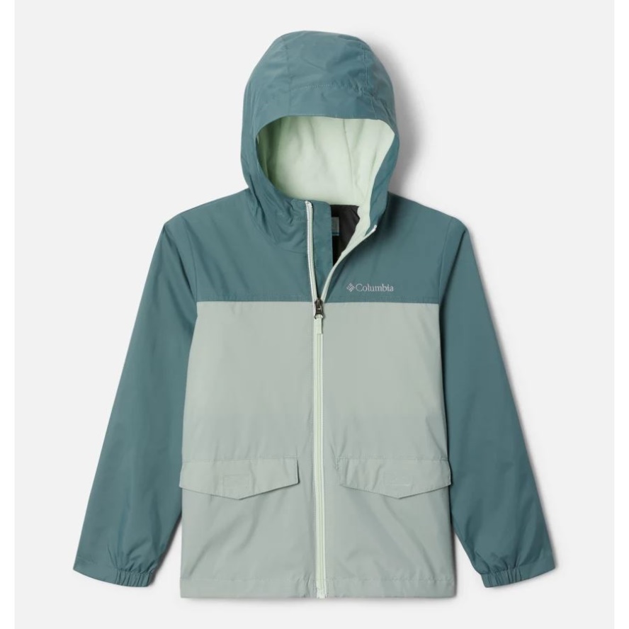 Columbia Sale Brand Boys' Rain-Zilla Jacket Metal/Niagara