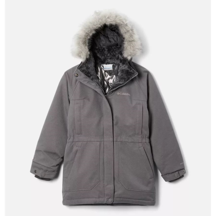 Columbia Sale Brand City Grey Girls' Boundary Bay Down Parka