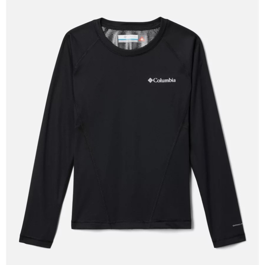 Columbia Sale Brand Kids' Omni-Heat Midweight Baselayer Crew Black