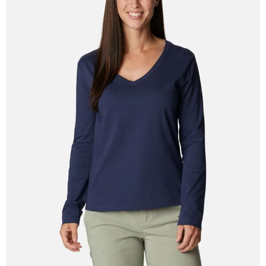 Columbia Sale Brand Nocturnal Women's Sapphire Point Long Sleeve Shirt