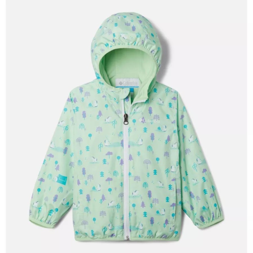 Columbia Sale Brand Toddler Mini Pixel Grabber II Wind Jacket Key West Unicorn Campout