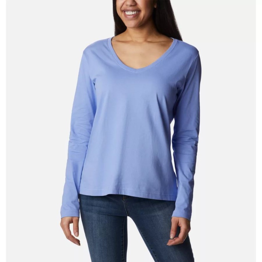 Columbia Sale Brand Women's Sapphire Point Long Sleeve Shirt Serenity