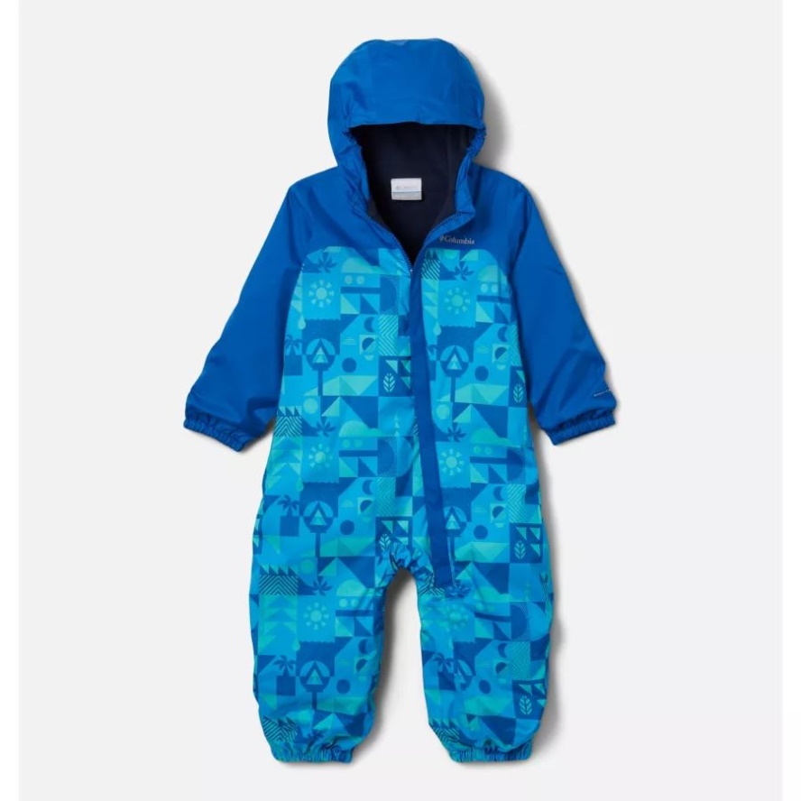 Columbia Sale Bright Aqua Quest/Bright Indigo Toddler Critter Jitters II Rain Suit