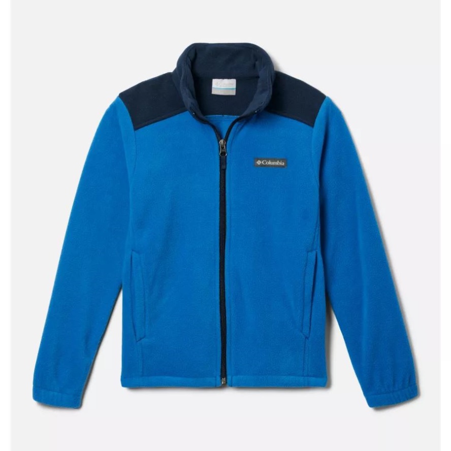 Columbia Sale Bright Indigo/Collegiate Navy Boys' Castle Dale Fleece
