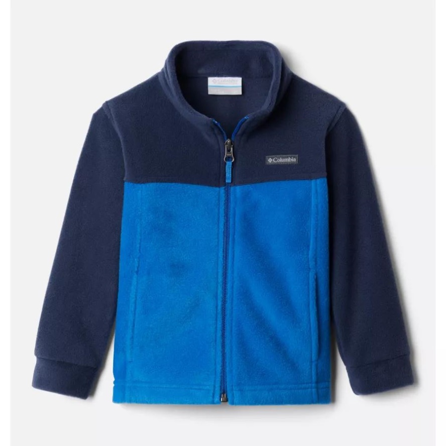 Columbia Sale Bright Indigo/Collegiate Navy Boys' Toddler Steens Mountain II Fleece Jacket