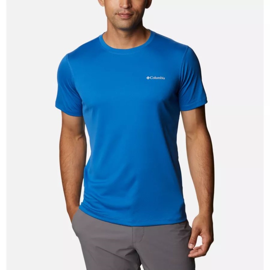 Columbia Sale Bright Indigo Men's Zero Rules Technical T-Shirt
