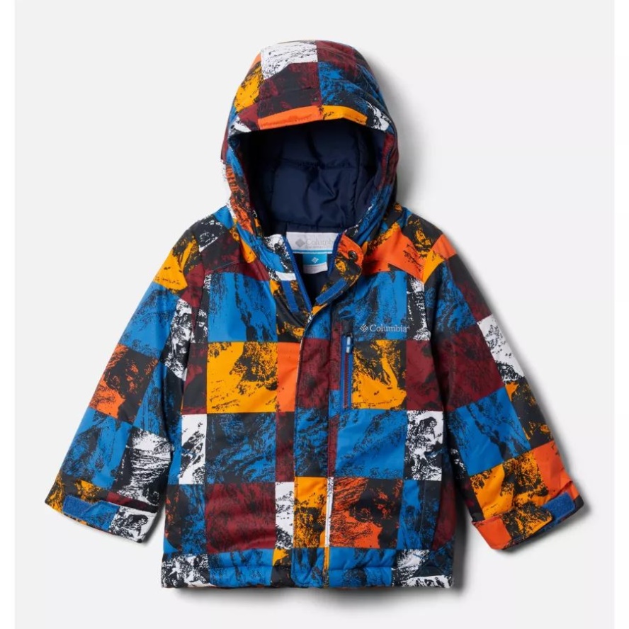 Columbia Sale Bright Indigo Smorgas Berg Boys' Toddler Alpine Free Fall II Jacket