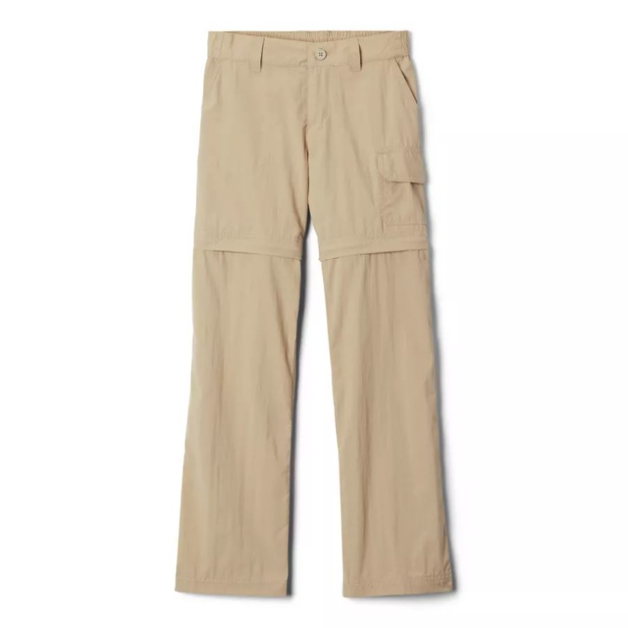 Columbia Sale British Tan Girls' Silver Ridge IV Convertible Trousers