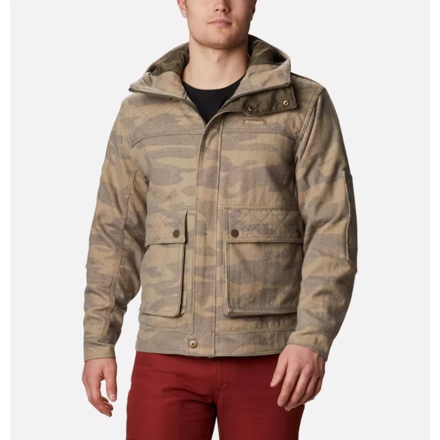 Columbia Sale Brown Gallatin Camo Men's PHG Gallatin Wool Jacket