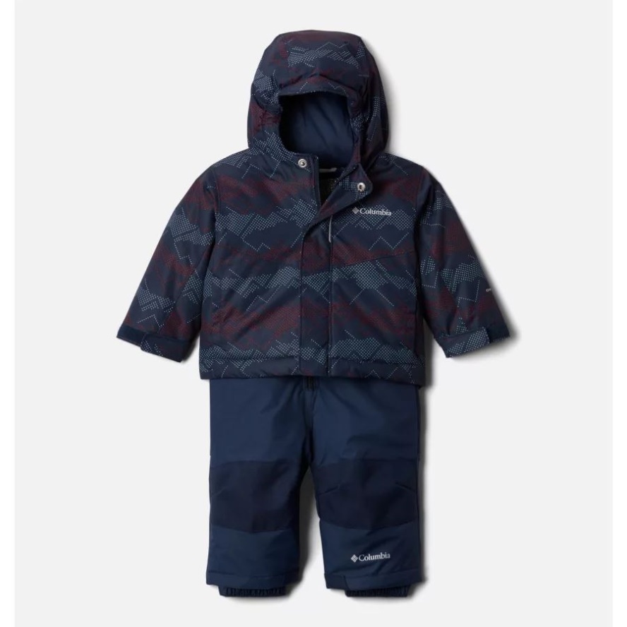 Columbia AU Sale Buga Set Infant Coll Navy Dotscape Print/Coll Navy