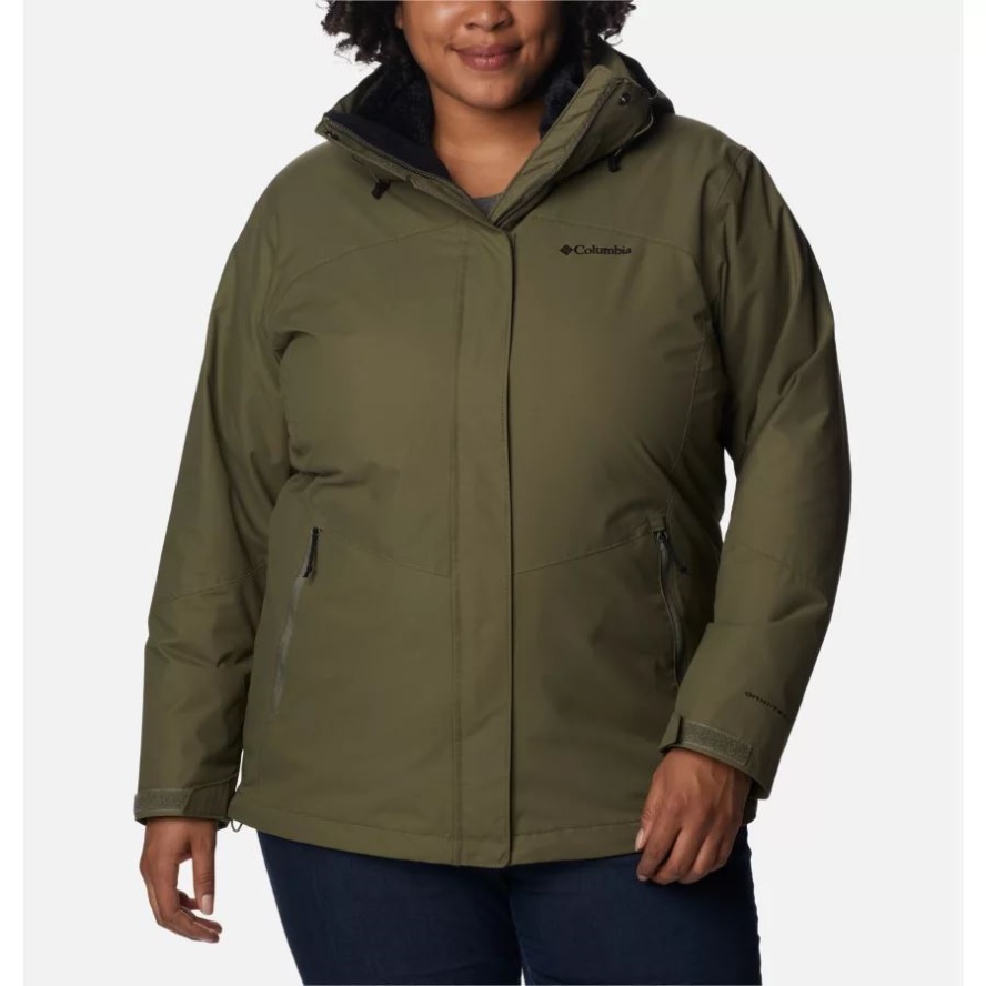 Columbia Sale Bugaboo II Fleece Interchange Jacket Plus Size Stone Green