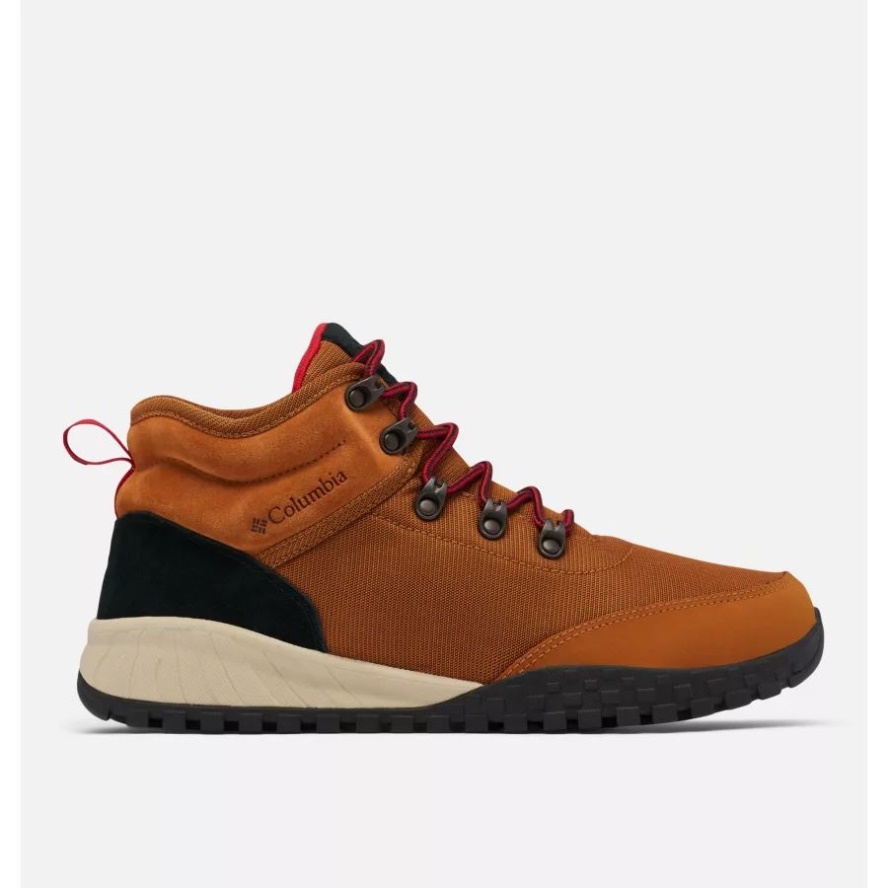 Columbia Sale Caramel/Mountain Red Men's Fairbanks Mid Boot