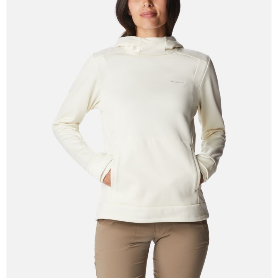 Columbia Sale Chalk Heather Women's Claudia Ridge Fleece Pullover