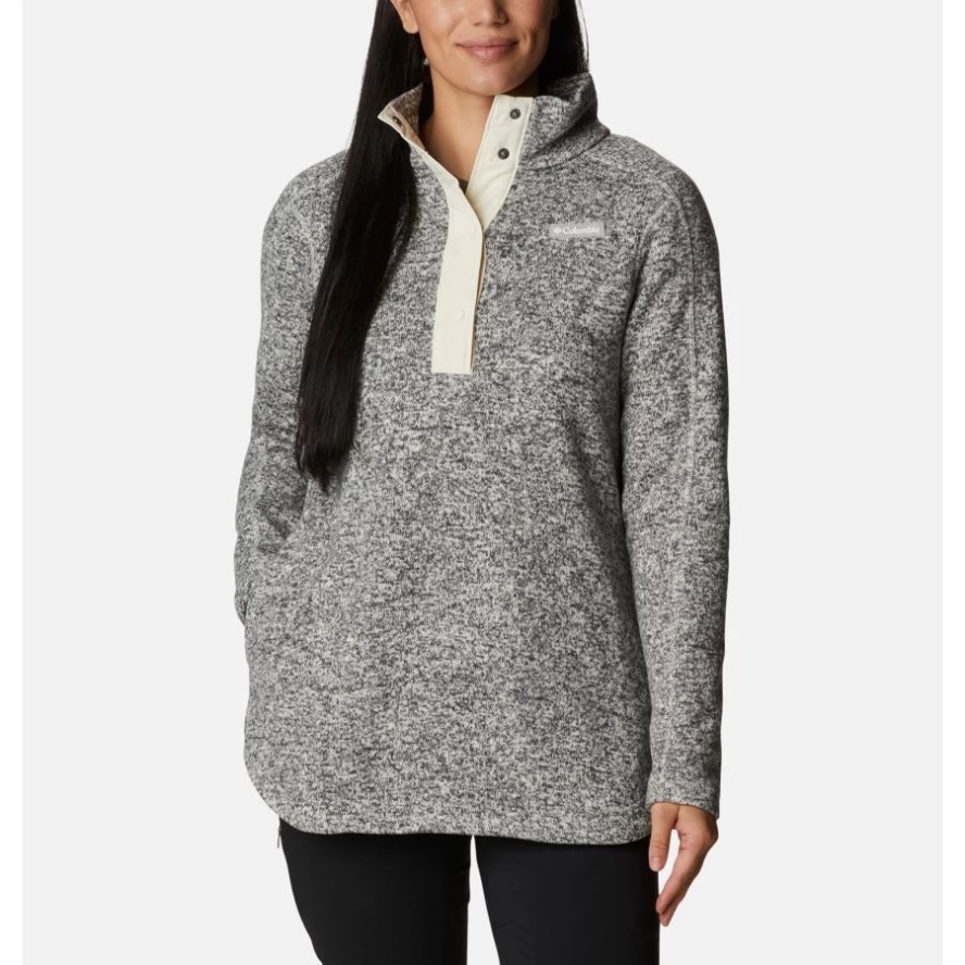 Columbia Sale Chalk Heather Women's Sweater Weather Fleece Tunic
