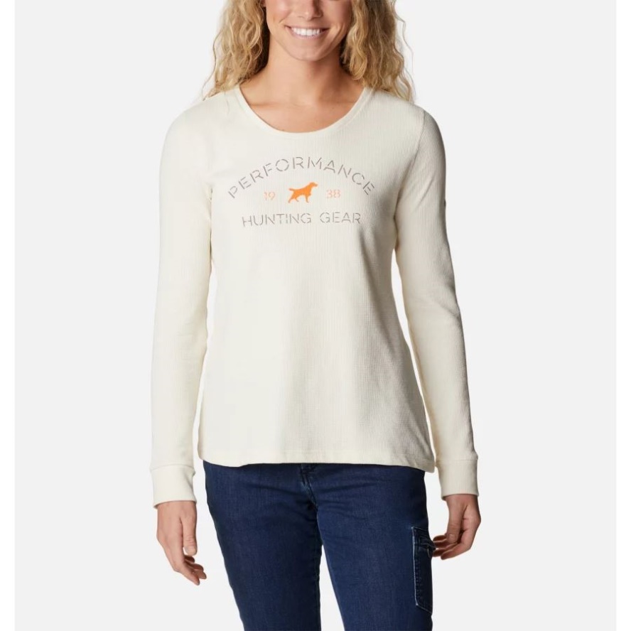 Columbia Sale Chalk/Iron Brittany Women's PHG Roughtail University Waffle Shirt