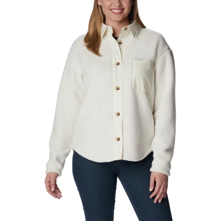 Columbia Sale Chalk Women's West Bend Fleece Shirt Jacket