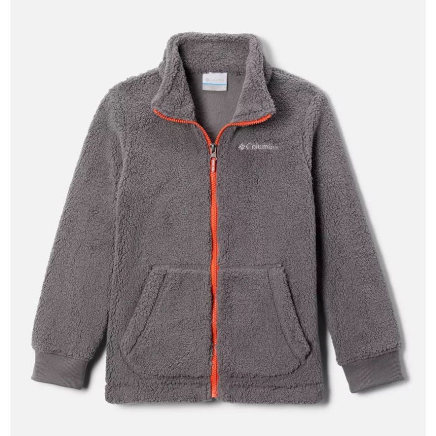Columbia Sale City Grey Boys' Rugged Ridge II Full Zip Sherpa