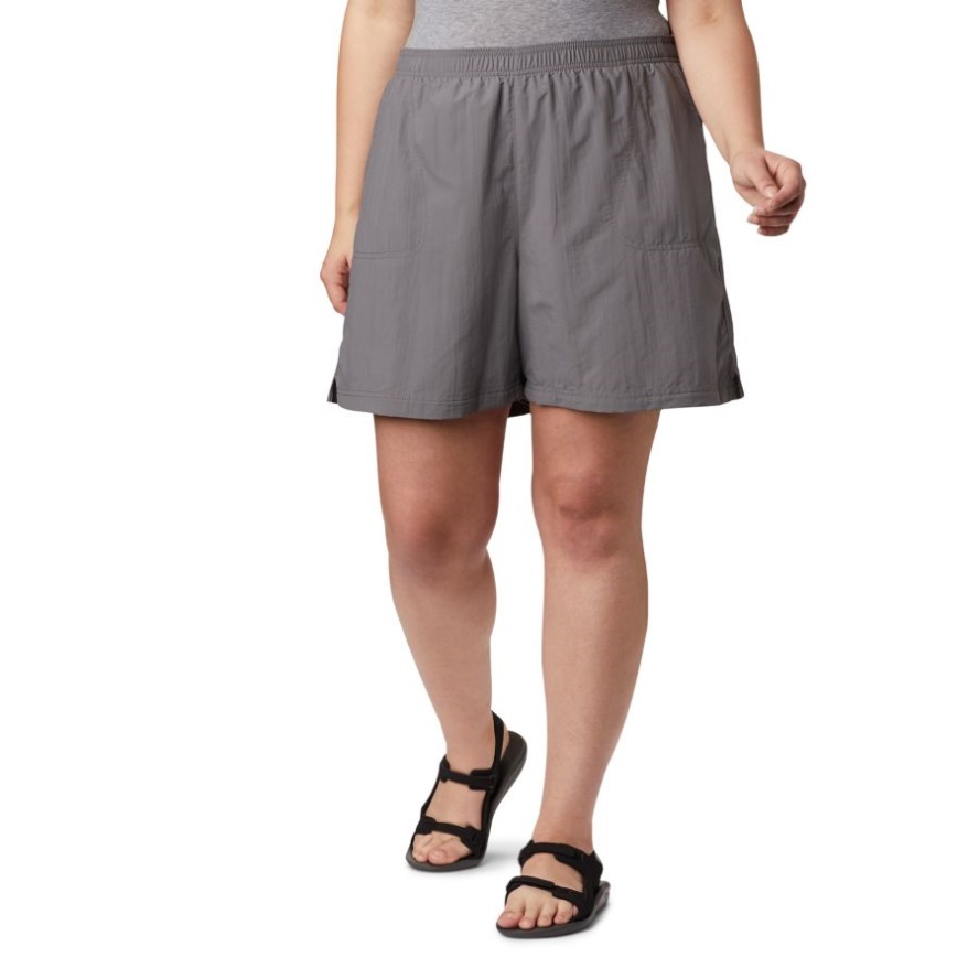 Columbia Sale City Grey Women's Sandy River Shorts Plus Size
