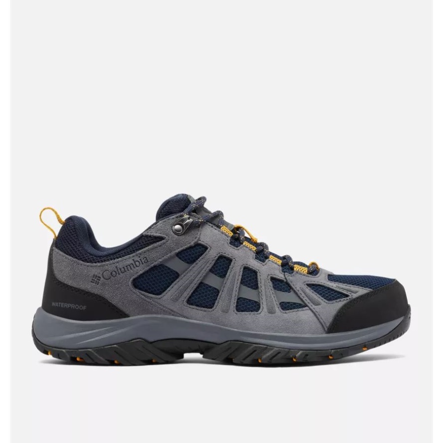 Columbia Sale Collegiate Navy/Curry Men's Redmond III Waterproof Walking Shoe