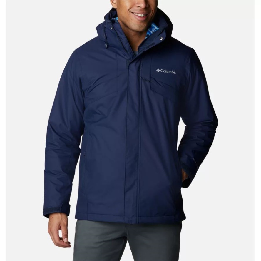 Columbia Sale Collegiate Navy Men's Bugaboo II Fleece Interchange Jacket