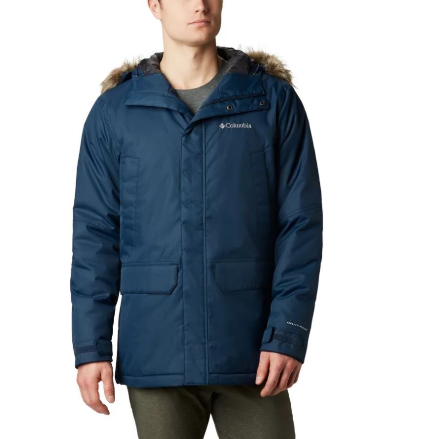 Columbia Sale Collegiate Navy Men's Penns Creek II Parka
