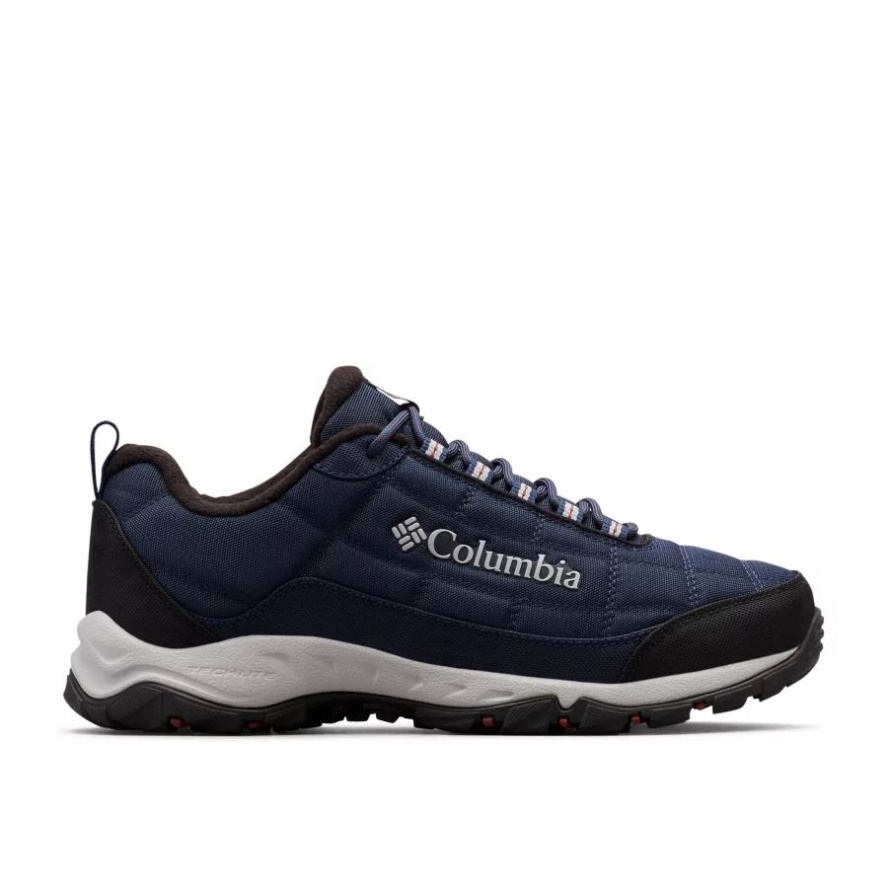 Columbia Sale Collegiate Navy/Red Jasper Men's Firecamp Fleece Lined Shoe