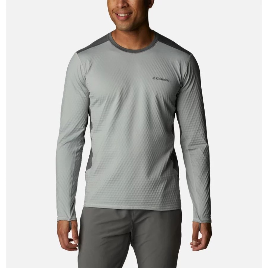 Columbia Sale Columbia Sale Grey/City Grey Men's Bliss Ascent Long Sleeve Shirt
