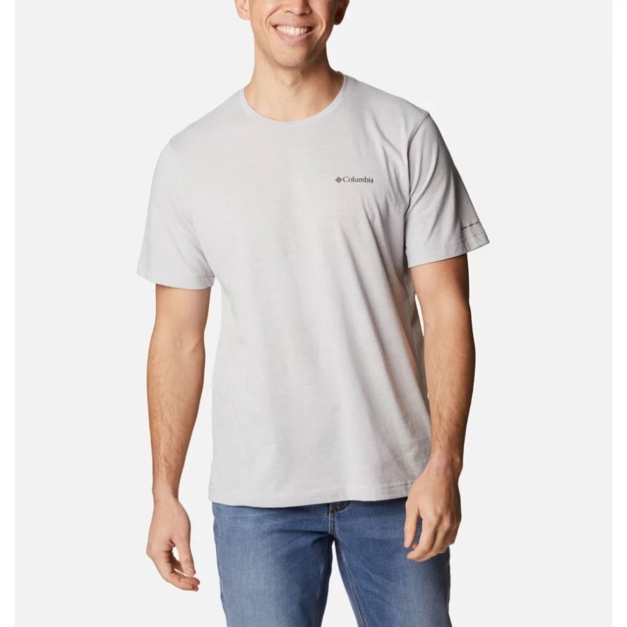 Columbia Sale Columbia Sale Grey Heather Men's Thistletown Hills Short Sleeve Shirt Tall