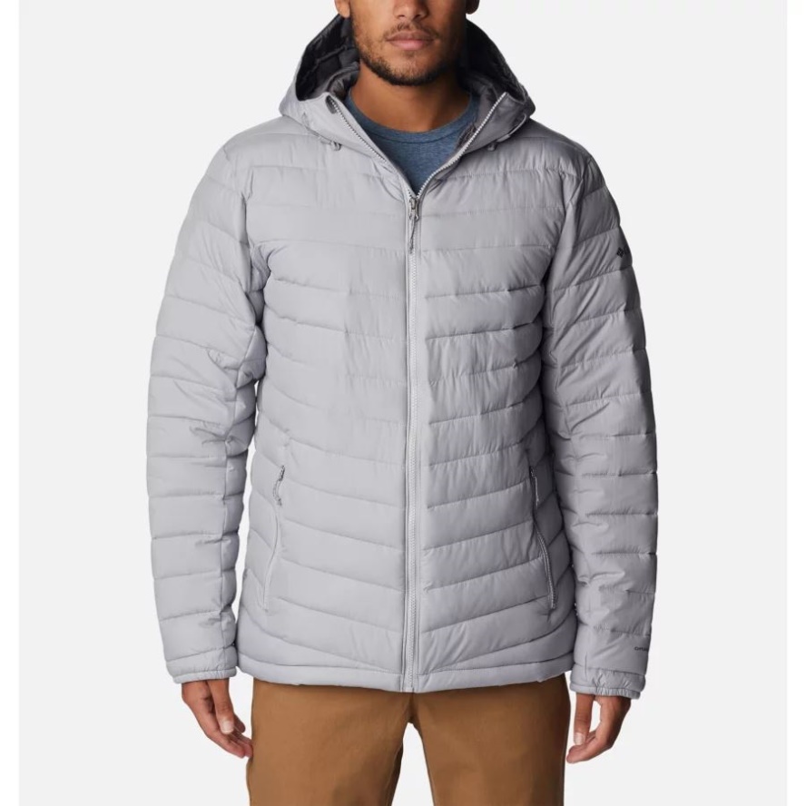 Columbia Sale Columbia Sale Grey Men's Slope Edge Hooded Insulated Jacket Tall