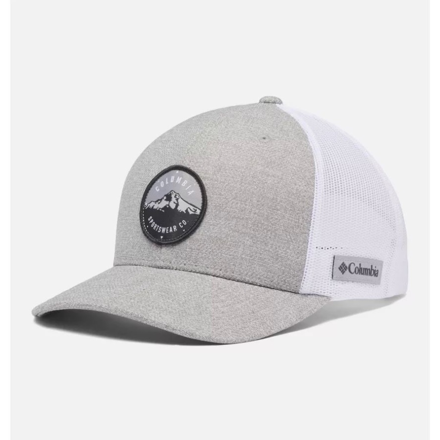 Columbia Sale Columbia Sale Mesh Snapback High Crown Columbia Sale Grey Hthr Mt Hood Circle Patch