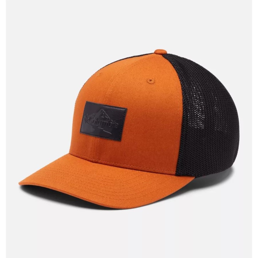 Columbia Sale Columbia Sale Rugged Outdoor Mesh Ball Cap Warm Copper/Black Peak2River